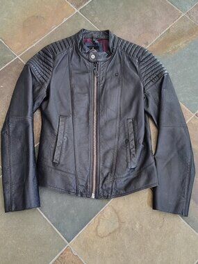 G-Star Raw Black Leather Jacket